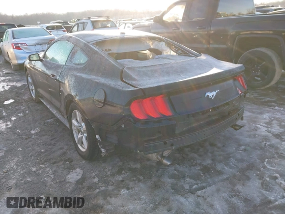 2019 Ford Mustang EcoBoost z VIN 1FA6P8TH7K5133596, wystawiony jako IAAI lot #41423178 z przebiegiem 123 372 mil mil oraz . Historia ofert i sprzedaży dostępna na DreamBid. Obrazek 3.