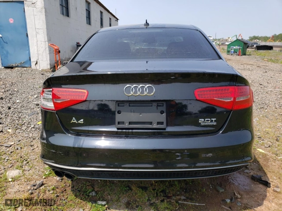 2015 Audi A4 Premium Plus with VIN WAUHFAFL7FN020974, listed as a Copart auction lot 52922153 with 122,424 mi miles. Bid and sale history available at carsss.com. Image 6.