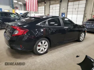 2020 Honda Civic Sedan LX with VIN 19XFC2F64LE031045, listed as a Copart auction lot 54589445 with 58,692 mi miles and Salvage Title. Bid and sale history available at carsss.com. Image 3.