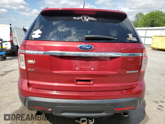 2014 Ford Explorer XLT with VIN 1FM5K7D85EGB94270, listed as a Copart auction lot 52144315 with 207,572 mi miles and Salvage title. Bid and sale history available at DreamBid. Image 6.