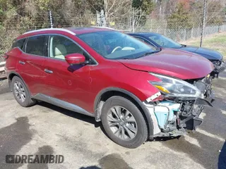 2018 Nissan Murano Platinum with VIN 5N1AZ2MG8JN172239, listed as a IAAI auction lot 41816237 with 135,714 mi miles. Bid and sale history available at carsss.com. Image 1.