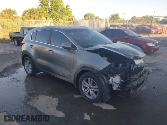 2017 Kia Sportage LX with VIN KNDPM3AC0H7081405, listed as a IAAI auction lot 41791011 with 119,768 mi miles and . Bid and sale history available at DreamBid. Image 1.