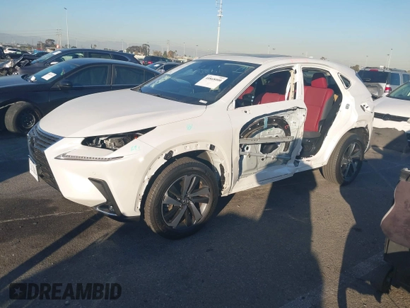 2021 Lexus NX 300h with VIN JTJGJRDZ1M5014052, listed as a IAAI auction lot 40868000 with 24,796 mi miles and . Bid and sale history available at DreamBid. Image 17.