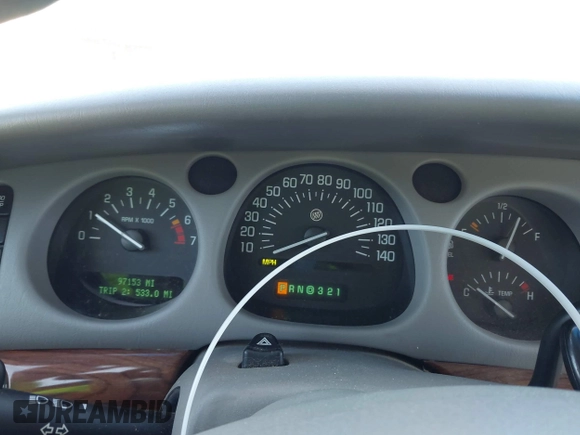 2003 Buick LeSabre Custom with VIN 1G4HP54K93U129242, listed as a IAAI auction lot 41651138 with 97,153 mi miles and . Bid and sale history available at carsss.com. Image 7.
