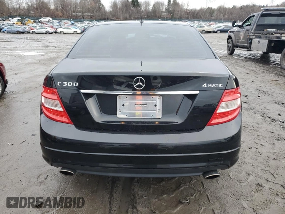 2011 Mercedes-Benz C 300 Sport with VIN WDDGF8BB6BR159832, listed as a Copart auction lot 85197364 with 117,975 mi miles and Salvage title. Bid and sale history available at DreamBid. Image 6.