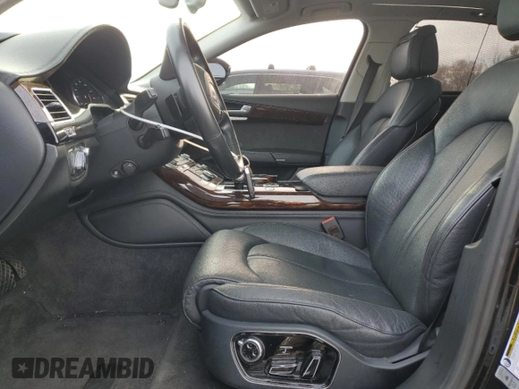 2018 Audi A8 L with VIN WAU44AFD3JN000839, listed as a Copart auction lot 81903394 with 133,696 mi miles and Salvage Title. Bid and sale history available at carsss.com. Image 7.