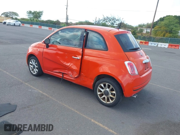 2017 FIAT 500 Pop z VIN 3C3CFFKR4HT508954, wystawiony jako IAAI lot #42262318 z przebiegiem 40 456 mil mil oraz . Historia ofert i sprzedaży dostępna na DreamBid. Obrazek 3.