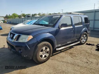 2009 Nissan Pathfinder S with VIN 5N1AR18B89C617739, listed as a Copart auction lot 54843225 with 133,180 mi miles and Salvage title. Bid and sale history available at DreamBid. Image 1.