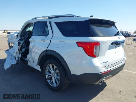 2023 Ford Explorer Limited with VIN 1FMSK8FH8PGA07659, listed as a IAAI auction lot 41866856 with Not Provided miles. Bid and sale history available at carsss.com. Image 3.