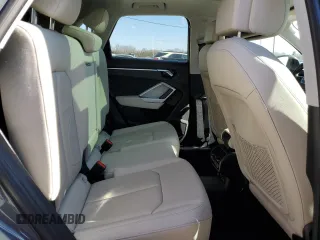 2022 Audi Q3 Premium with VIN WA1AUCF33N1020993, listed as a Copart auction lot 47046495 with 33,382 mi miles and Salvage Title. Bid and sale history available at carsss.com. Image 11.