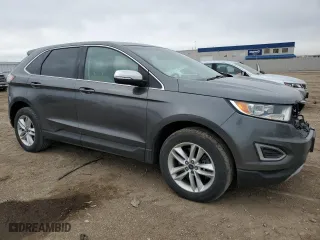2015 Ford Edge SEL with VIN 2FMTK4J87FBB06516, listed as a Copart auction lot 49745815 with 208,152 mi miles and Salvage Title. Bid and sale history available at carsss.com. Image 4.