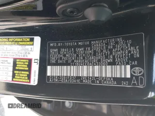 2010 Toyota Corolla with VIN 2T1BU4EE0AC433060, listed as a IAAI auction lot 42555361 with 130,317 mi miles and . Bid and sale history available at DreamBid. Image 9.