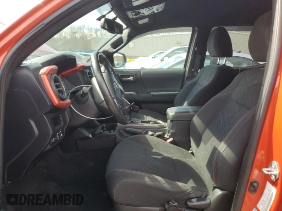 2017 Toyota Tacoma SR5 with VIN 3TMCZ5AN4HM055103, listed as a Copart auction lot 49239365 with 183,286 mi miles and Salvage Title. Bid and sale history available at carsss.com. Image 7.