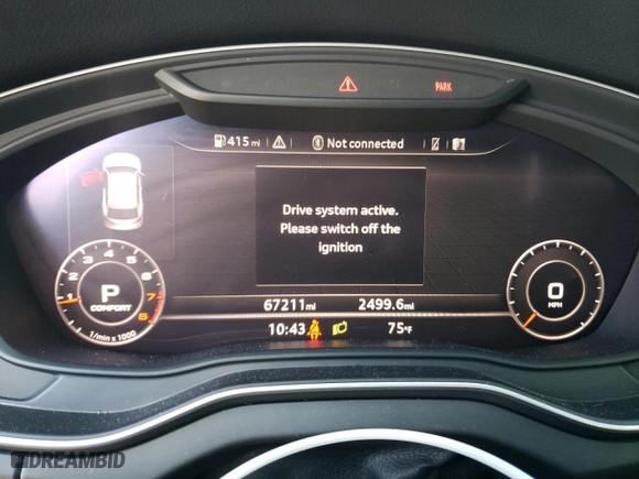 2018 Audi Q5 Prestige with VIN WA1CNAFY2J2118097, listed as a Copart auction lot 44230225 with 67,211 mi miles and Salvage Title. Bid and sale history available at carsss.com. Image 9.