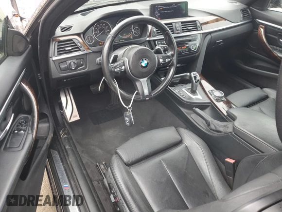 2014 BMW 4 Series 428i with VIN WBA3N7C51EK222053, listed as a Copart auction lot 84374364 with 110,888 mi miles and Salvage Title. Bid and sale history available at DreamBid. Image 8.