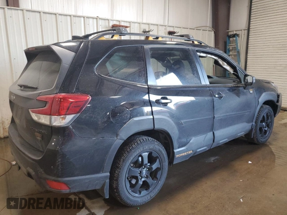 2024 Subaru Forester Wilderness with VIN JF2SKAJC0RH442455, listed as a Copart auction lot 47682275 with 22,062 mi miles and Salvage Title. Bid and sale history available at carsss.com. Image 3.