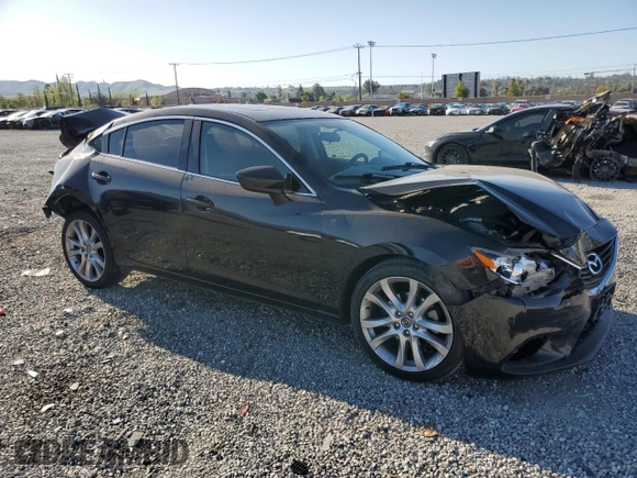 2015 Mazda 6 i Touring with VIN JM1GJ1V59F1202893, listed as a Copart auction lot 52544625 with 138,387 mi miles and Salvage Title. Bid and sale history available at carsss.com. Image 4.