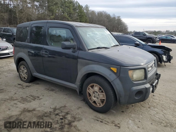 2007 Honda Element LX with VIN 5J6YH18377L016800, listed as a Copart auction lot 89001505 with 428,886 mi miles and Salvage Title. Bid and sale history available at DreamBid. Image 4.