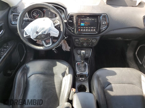 2018 Jeep Compass Limited with VIN 3C4NJDCB4JT372596, listed as a Copart auction lot 53936355 with 102,744 mi miles and Salvage title. Bid and sale history available at DreamBid. Image 8.