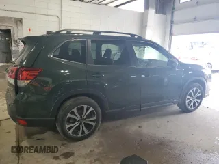 2022 Subaru Forester Limited with VIN JF2SKAPC8NH443466, listed as a Copart auction lot 65988675 with 23,330 mi miles and Salvage title. Bid and sale history available at DreamBid. Image 3.