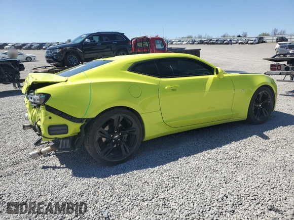 2019 Chevrolet Camaro 1LT z VIN 1G1FA1RX3K0155165, wystawiony jako Copart lot #52343325 z przebiegiem 54 665 mil mil oraz Szkoda całkowita • Salvage title. Historia ofert i sprzedaży dostępna na DreamBid. Obrazek 3.