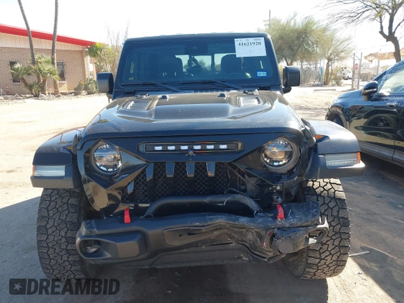 2020 Jeep Gladiator Rubicon z VIN 1C6JJTBG0LL117908, wystawiony jako IAAI lot #41621920 z przebiegiem 61 233 mil mil oraz . Historia ofert i sprzedaży dostępna na DreamBid. Obrazek 12.
