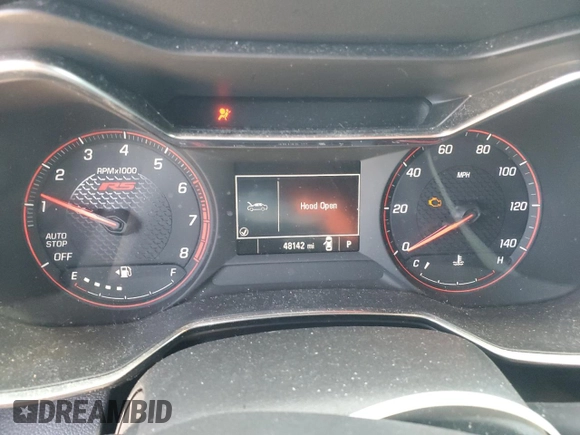 2021 Chevrolet TrailBlazer RS with VIN KL79MTSL8MB164365, listed as a Copart auction lot 52881875 with 48,142 mi miles and Salvage Title. Bid and sale history available at carsss.com. Image 9.