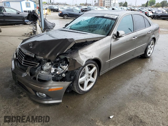 2009 Mercedes-Benz E-Class Luxury 3.5L with VIN WDBUF56X09B384525, listed as a Copart auction lot 48592155 with 93,272 mi miles and Salvage Title. Bid and sale history available at carsss.com. Image 1.