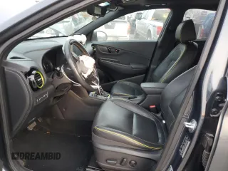2018 Hyundai Kona Ultimate with VIN KM8K53A59JU073184, listed as a Copart auction lot 45223945 with 124,688 mi miles and Salvage Title. Bid and sale history available at carsss.com. Image 7.