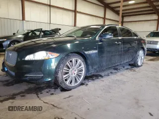 2014 Jaguar XJ with VIN SAJWA2GTXEMV72147, listed as a Copart auction lot 44854485 with 103,814 mi miles and Salvage Title. Bid and sale history available at DreamBid. Image 1.
