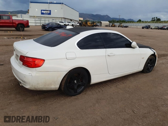 2011 BMW 3 Series 335i xDrive with VIN WBAKF9C57BE262491, listed as a Copart auction lot 61056225 with 181,577 mi miles and Clean title. Bid and sale history available at DreamBid. Image 3.