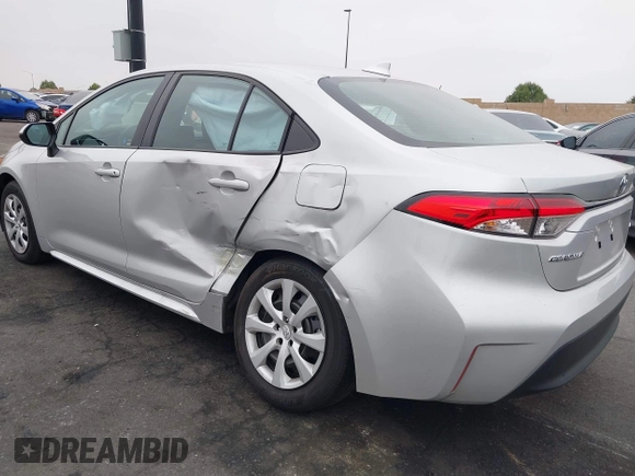 2024 Toyota Corolla LE с VIN 5YFB4MDEXRP106971, выставлен на аукционе IAAI как лот 42100664 с пробегом 2 107 миль миль и . История ставок и продаж доступна на DreamBid. Изображение 3.
