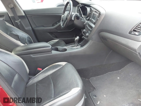 2013 Kia Optima SX with VIN 5XXGR4A63DG109605, listed as a IAAI auction lot 42469407 with 180,162 mi miles and . Bid and sale history available at DreamBid. Image 5.