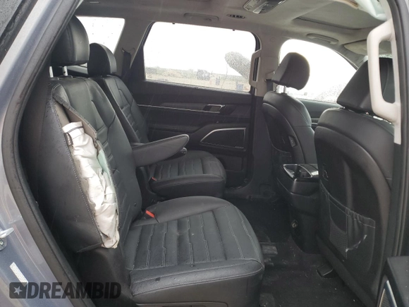2023 Kia Telluride SX Prestige X-Pro with VIN 5XYP5DGCXPG358461, listed as a Copart auction lot 50064545 with 25,516 mi miles and Salvage title. Bid and sale history available at DreamBid. Image 11.