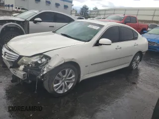 2010 Infiniti M with VIN JN1CY0AR1AM961433, listed as a Copart auction lot 73707114 with 153,158 mi miles and Salvage title. Bid and sale history available at DreamBid. Image 1.