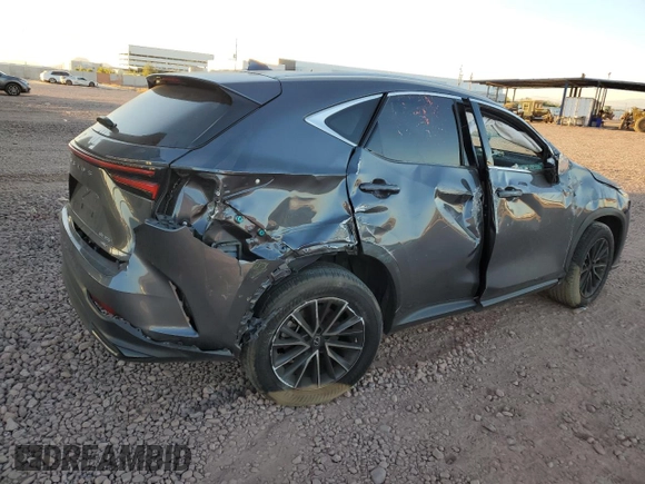2023 Lexus NX with VIN 2T2AGCEZ7PC029449, listed as a Copart auction lot 81537514 with 0 mi miles and Salvage Title. Bid and sale history available at carsss.com. Image 3.