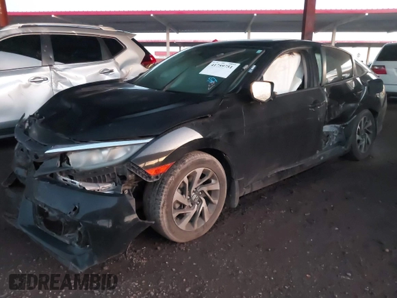 2016 Honda Civic Sedan EX with VIN 19XFC2F75GE002412, listed as a IAAI auction lot 41759751 with 209,582 mi miles. Bid and sale history available at carsss.com. Image 17.