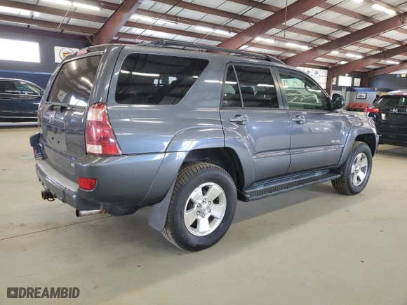 2005 Toyota 4Runner SR5 with VIN JTEBU14R350063351, listed as a Copart auction lot 53688095 with 156,057 mi miles and Clean Title. Bid and sale history available at carsss.com. Image 3.