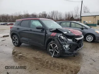 2021 Chevrolet TrailBlazer RS with VIN KL79MTSL1MB017739, listed as a Copart auction lot 47984415 with 66,957 mi miles and Salvage Title. Bid and sale history available at carsss.com. Image 4.