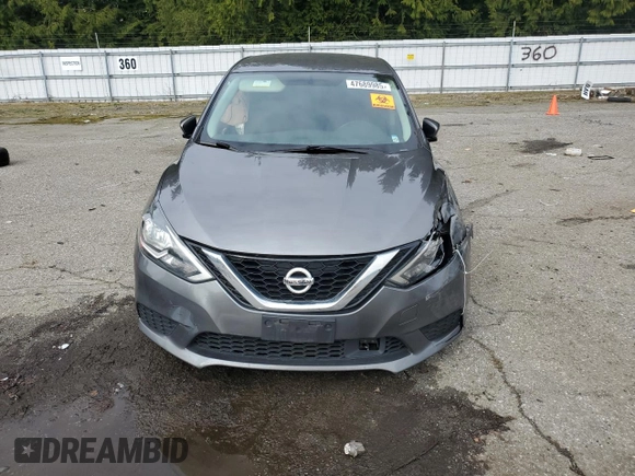 2019 Nissan Sentra SV with VIN 3N1AB7AP7KY368349, listed as a Copart auction lot 47689985 with 122,001 mi miles and Salvage Title. Bid and sale history available at DreamBid. Image 5.