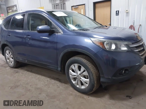 2013 Honda CR-V EX-L with VIN 2HKRM4H79DH626546, listed as a IAAI auction lot 41962494 with 91,923 mi miles and . Bid and sale history available at DreamBid. Image 1.