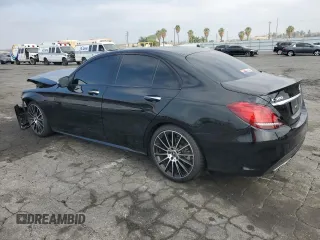 2020 Mercedes-Benz C 300 with VIN W1KWF8DBXLR592547, listed as a Copart auction lot 59551835 with 73,047 mi miles and Salvage title. Bid and sale history available at DreamBid. Image 2.