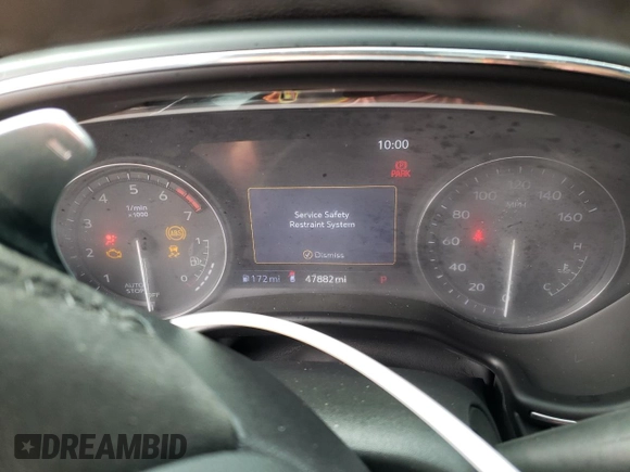 2020 Cadillac CT5 V-Series with VIN 1G6DV5RW3L0136282, listed as a Copart auction lot 60639485 with 47,882 mi miles and Salvage title. Bid and sale history available at DreamBid. Image 9.