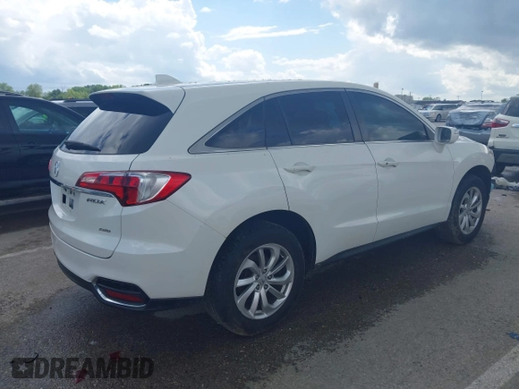 2017 Acura RDX Technology with VIN 5J8TB4H56HL005309, listed as a IAAI auction lot 42162786 with 143,826 mi miles and . Bid and sale history available at DreamBid. Image 4.