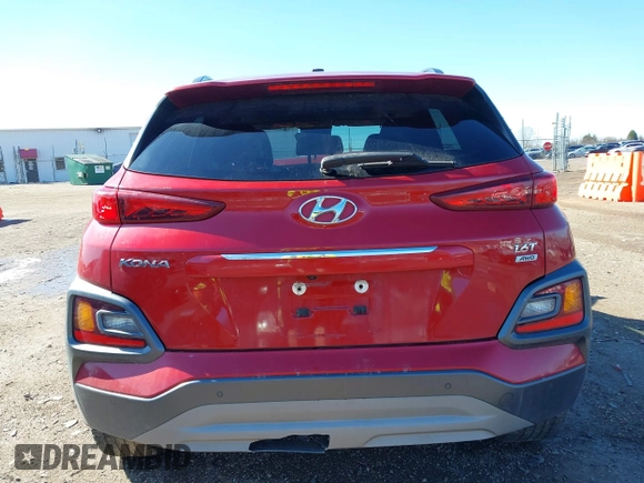 2018 Hyundai Kona Ultimate with VIN KM8K5CA55JU093643, listed as a IAAI auction lot 41833149 with 151,804 mi miles. Bid and sale history available at carsss.com. Image 17.
