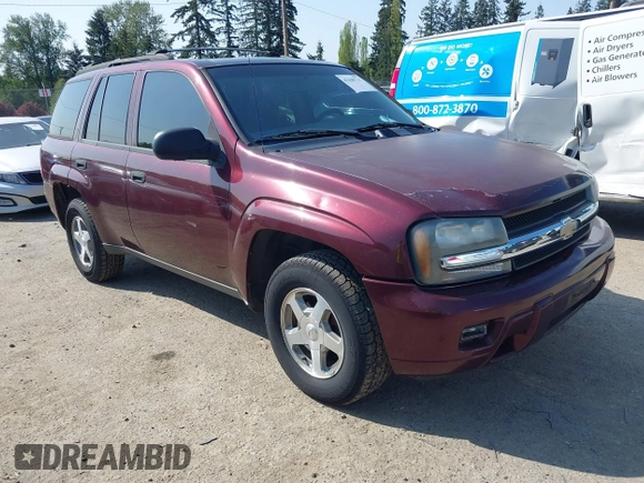 2006 Chevrolet TrailBlazer LS with VIN 1GNDS13S862111494, listed as a IAAI auction lot 42100731 with 234,121 mi miles and . Bid and sale history available at DreamBid. Image 1.