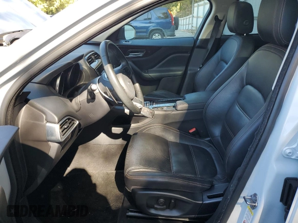 2018 Jaguar F-Pace 35t Prestige with VIN SADCK2EV7JA261102, listed as a Copart auction lot 76942774 with 58,955 mi miles and Salvage title. Bid and sale history available at DreamBid. Image 7.
