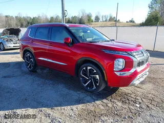 2023 Mitsubishi Outlander SEL with VIN JA4J3VA82PZ012003, listed as a IAAI auction lot 41216217 with 55,213 mi miles. Bid and sale history available at carsss.com. Image 1.