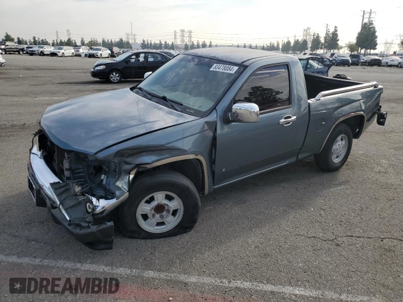 2007 GMC Canyon SL with VIN 1GTCS149978135463, listed as a Copart auction lot 83478084 with 134,667 mi miles and Salvage Title. Bid and sale history available at carsss.com. Image 1.