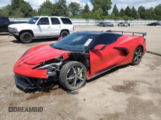 2020 Chevrolet Corvette 3LT with VIN 1G1Y83D46L5119035, listed as a Copart auction lot 62114785 with 5,964 mi miles and Salvage title. Bid and sale history available at DreamBid. Image 1.